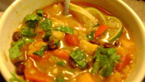 Thai red lentil curry