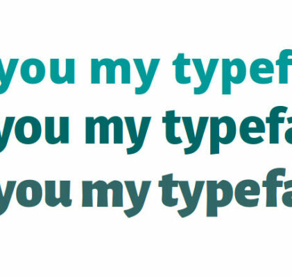 Who are you? Answer in three typefaces.